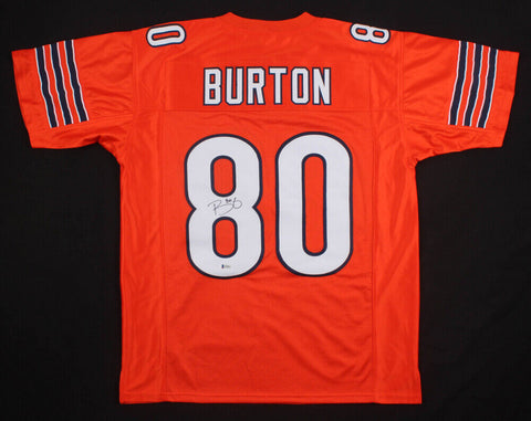 Trey Burton Signed Chicago Bears Jersey (Beckett COA)  TD Pass in Super Bowl LII