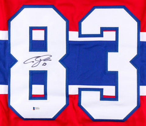 Ales Hemsky Signed Canadiens Jersey (Beckett COA) Montreal Right Winger