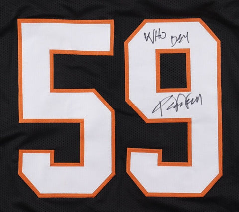 Kevin Walker Signed Cincinnati Bengals Jersey (JSA) Super Bowl XXIII Linebacker