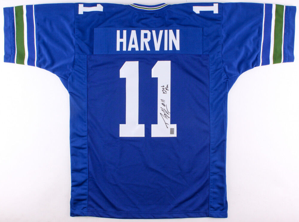 Percy Harvin Signed Seahawks Jersey Inscribed '12th Man' (GTSM) Florid –