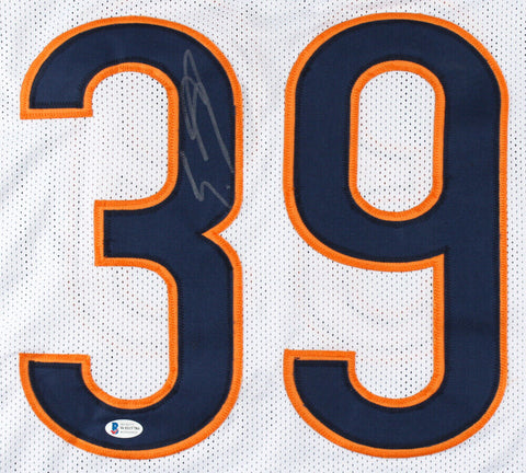 Eddie Jackson Signed Bears Jersey (Beckett Holo) Chicago's 2017 4th Rd Draft Pck