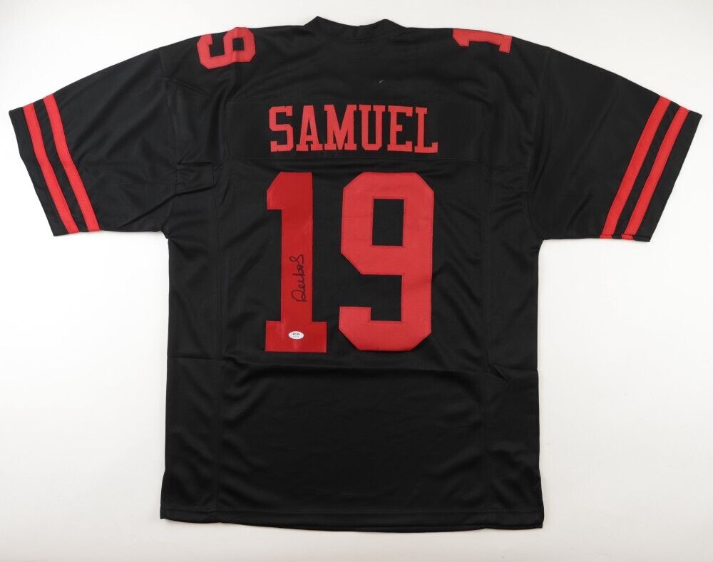 Deebo Samuel Signed 49ers Throwback Jersey (PSA) San Francisco Wide Re –
