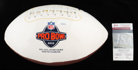 Asante Samuel Signed 2010 Pro Bowl Logo Football "Mr. Pick 6" Patriots, Eagles