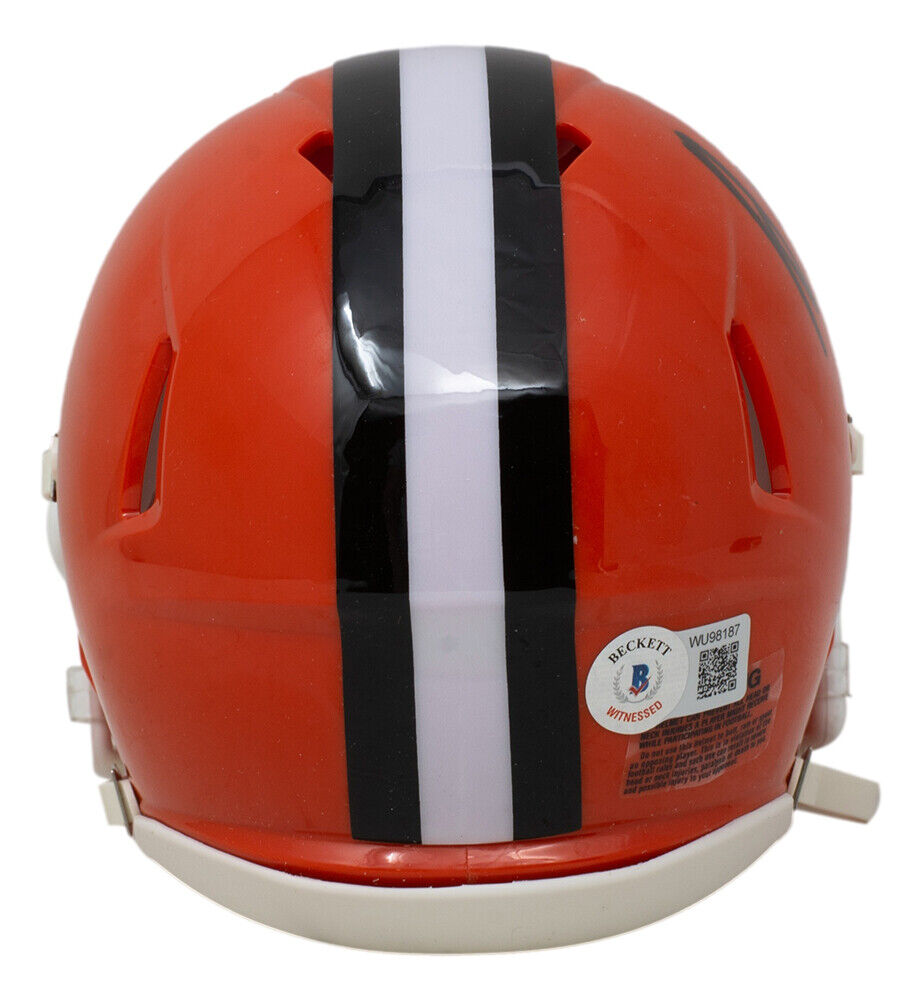 Amari Cooper Signed Cleveland Browns Speed Mini Helmet (Beckett) 4xPro –