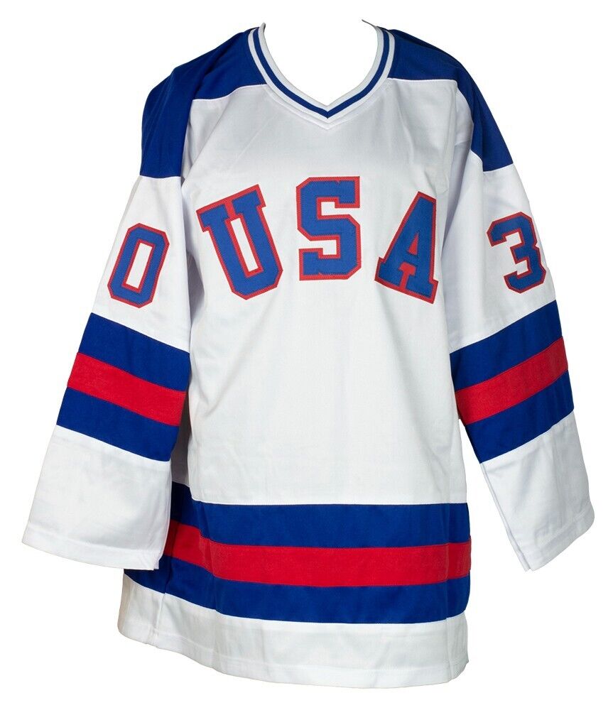 Jim Craig Signed 1980 Team USA Hockey Miracle on Ice Full-Size Goalie Mask  (Schwartz COA)