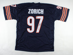 Chris Zorich Signed Chicago Bears Jersey Inscribed "93 Pro Bowl" (TriStar Holo)