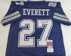 Thomas Everett Signed Dallas Cowboy Jersey (JSA COA) 2xSuper Bowl Champion D.B.