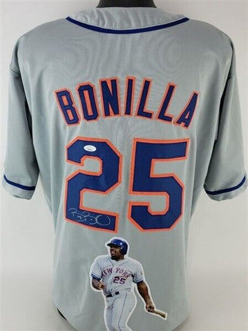 Bobby Bonilla Signed New York Mets Jersey (JSA COA) 1997 World Series Champion