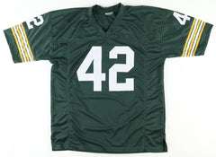 John Brockington Signed Packers Jersey (JSA COA) Green Bay 1st Round Pck 1971 RB
