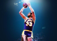 Kareem Abdul-Jabbar Signed Framed Cut Display w/ Jersey (JSA) Los Angeles Lakers