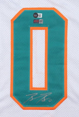 Braxton Berrios Signed Miami Dolphins Jersey (Beckett) Ex Hurricane Receiver