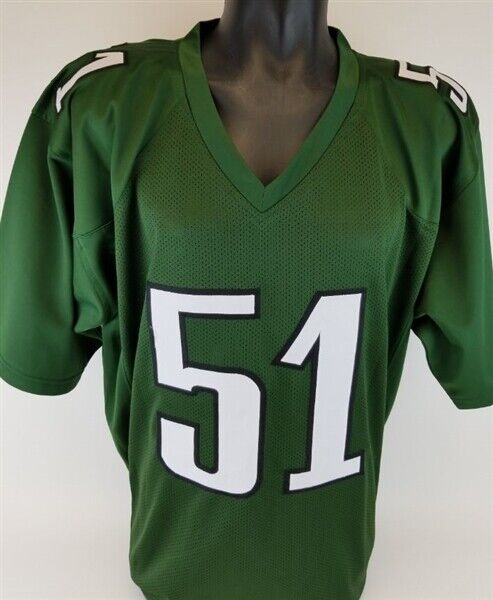 Autographed/Signed Jason Kelce Philadelphia Black Football Jersey JSA COA