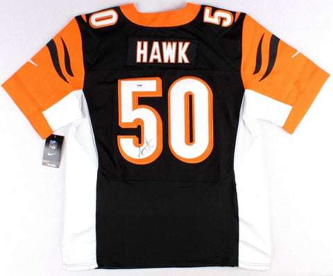 A. J. Hawk Signed Cincinnati Bengals Custom Jersey (PSA COA)