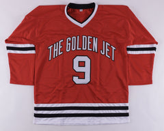 Bobby Hull Signed Red Chicago Blackhawks "The Golden Jet" Jersey (JSA Hologram)