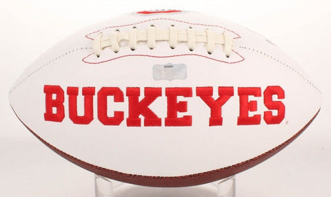 Marshon Lattimore Signed Ohio State Buckeyes Logo Football (Radtke Sports COA)