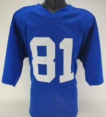 Amani Toomer Signed New York Giants Jersey Inscribed "S.B. XLII Champ" (Beckett)