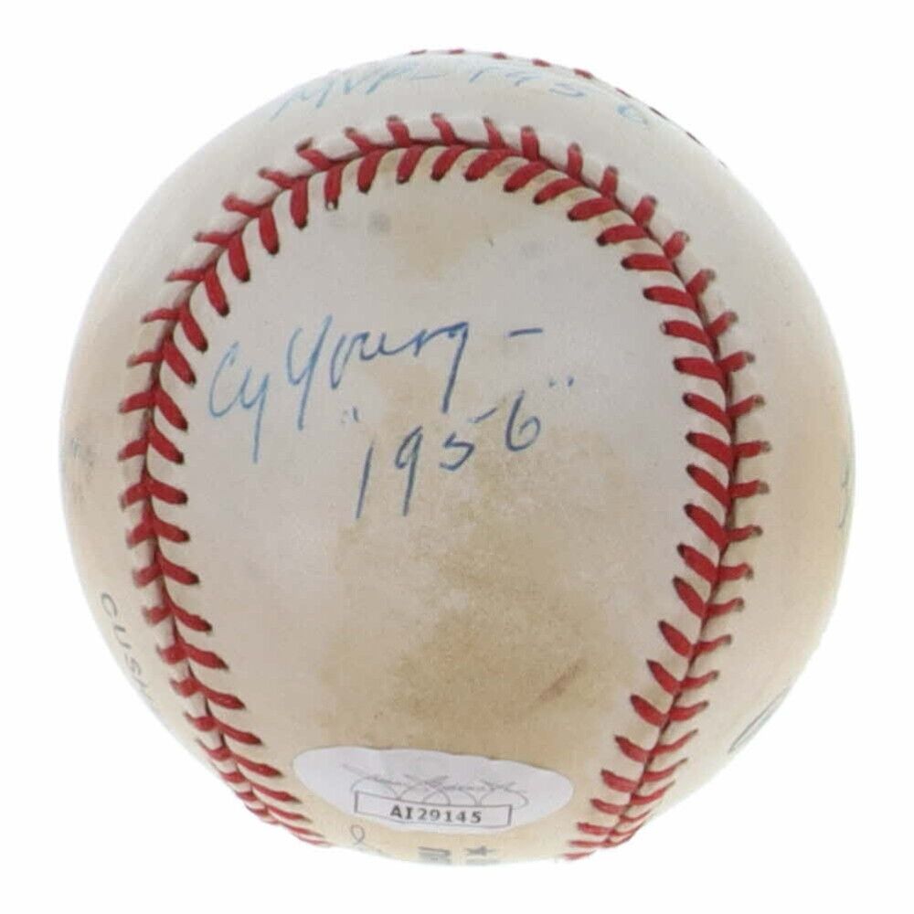 Don Newcombe Signed Baseball (JSA COA) 1955 Brooklyn Dodgers World Series Champ