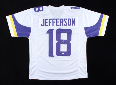 Justin Jefferson Signed Minnesota Vikings Jersey (JSA COA) 2020 1st Round Pck WR