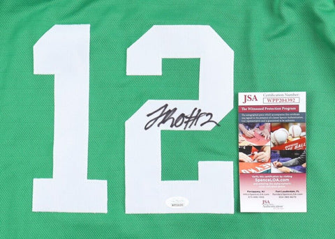 Terry Rozier Signed Green Boston Celtics Jersey (JSA COA) 2015 1st Rnd Draft Pck