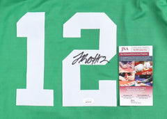 Terry Rozier Signed Green Boston Celtics Jersey (JSA COA) 2015 1st Rnd Draft Pck