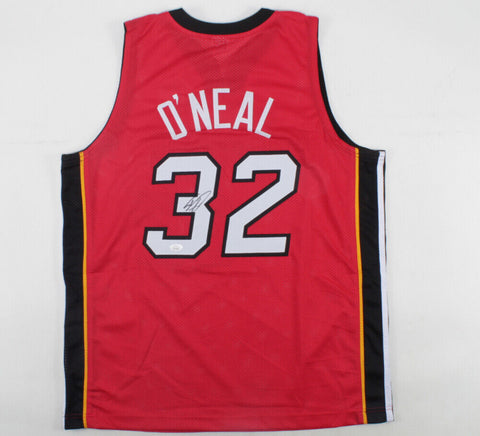 Shaquille O'Neal Signed Miami Heat Jersey (JSA COA) 4×NBA Champ 2000–2002,2006
