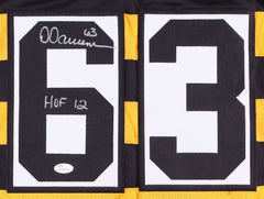 Dermontti Dawson Signed Pittsburgh Steelers Jersey Inscribed HOF 2012 (JSA COA)