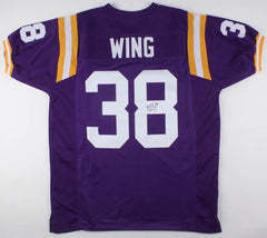 Brad Wing Signed LSU Tigers Jersey (JSA COA)