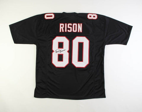 Andre Rison Signed Atlanta Falcons Jersey Inscribed Bad Moon (JSA) 5xPro Bowl WR