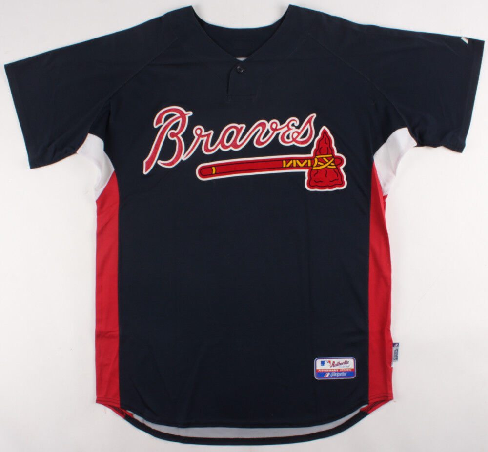 Yunel Escobar Signed Game-Used Spring Training Braves Jersey
