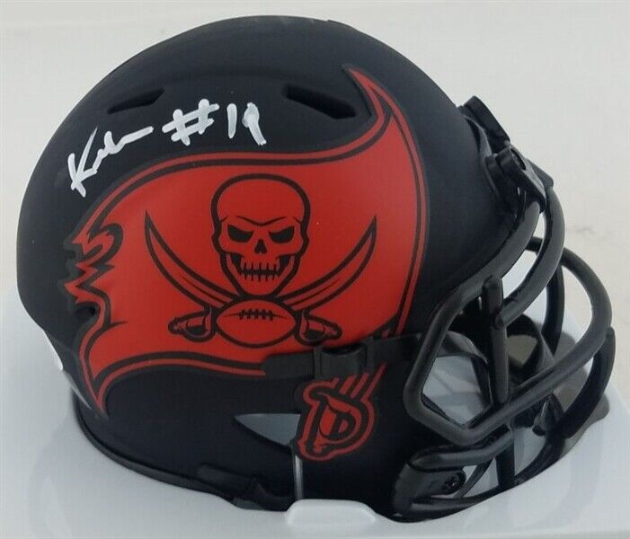 Keyshawn Johnson Signed Tampa Bay Buccaneers Eclipse Mini Helmet