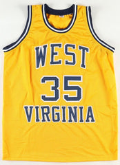 Bob Huggins Signed West Virginia Mountaineers Jersey Inscribed "HOF 22"(JSA COA)
