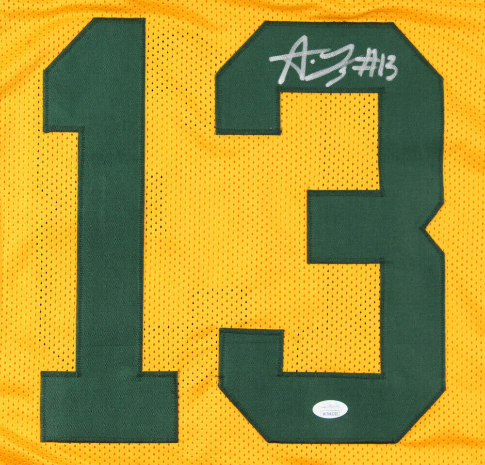 Allen Lazard Signed Green Bay Packers Throwback Jersey (JSA COA) Wide –