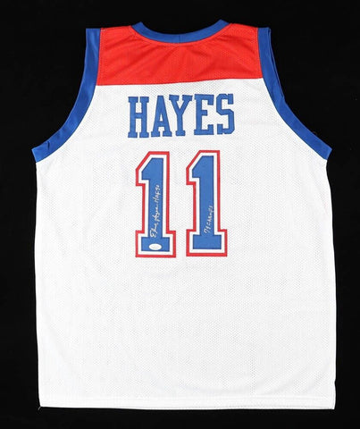 Elvin Hayes Signed Washington Bullets Jersey Inscibd HOF 90 & 78 Champ (JSA COA)