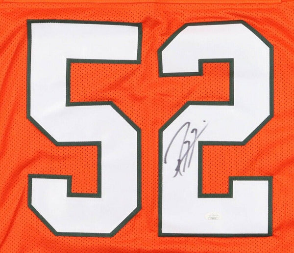 Ray Lewis Signed Miami Hurricanes Jersey (JSA) 13xPro Bowl