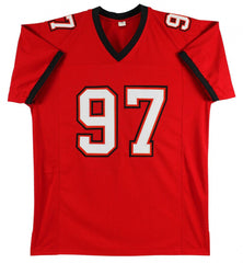 Simeon Rice Signed Tampa Bay Buccaneers Jersey (Beckett Hologram) 3xProBowl D.E.