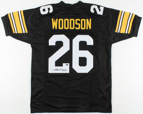 Rod Woodson Signed Pittsburgh Steelers Jersey (Schwartz COA)  HOF Defensive Back