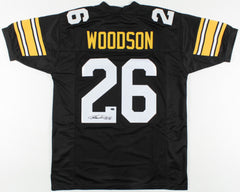 Rod Woodson Signed Pittsburgh Steelers Jersey (Schwartz COA)  HOF Defensive Back