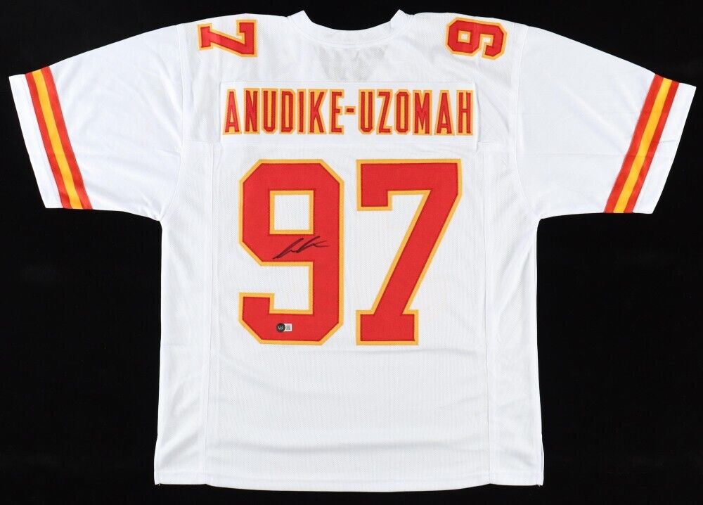 Felix Anudike-Uzomah Signed Kansas City Chiefs Jersey (Beckett) 2023 1st Rnd Pk.