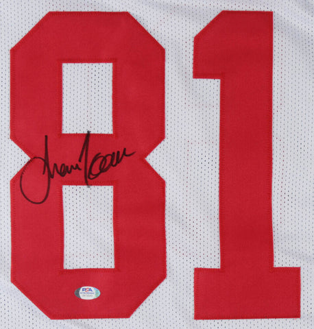 Amani Toomer Signed Giants Jersey (PSA COA) New York All Pro Wide Receiver