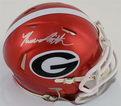 Nolan Smith Jr. Signed Georgia Bulldogs Mini Helmet (JSA COA) Eagles Linebacker