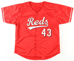 Alexis Diaz Signed Cincinnati Reds Jersey (Playball Ink) 2022 All-Star Closer