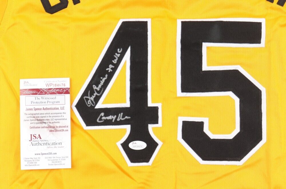 John Candelaria Signed Pittsburgh Pirates 1979 Jersey Inscribed 79 WSC  (JSA)