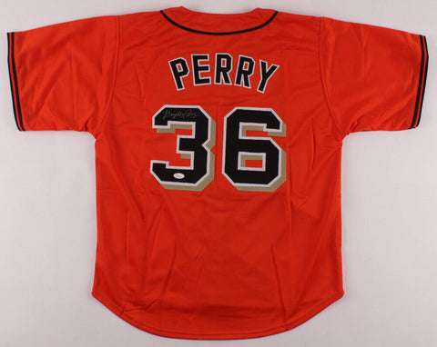 Gaylord Perry Signed Giants Jersey (JSA COA)  San Francisco Starter  (1962–1971)