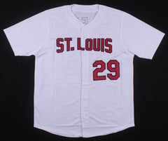 Vince Coleman Signed St. Louis Cardinals Jersey (JSA COA)Rookie of the Year 1985