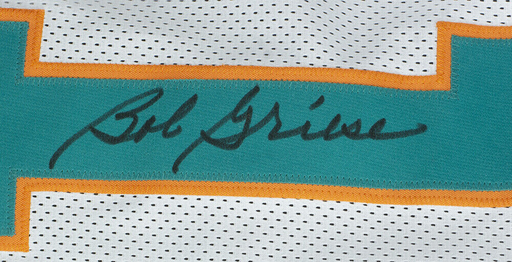 RSA Bob Griese Signed Miami Teal Stats Football Jersey (JSA)