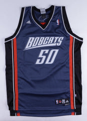 Emeka Okafor Signed Charlotte Bobcats Custom Style Jersey (Beckett COA)