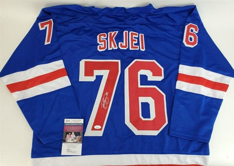 Brady Skjei Signed New York Rangers Jersey (JSA COA) Ex University of Minnesota