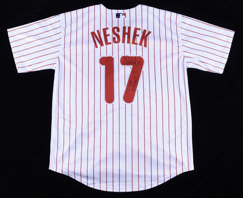 Pat Neshek Signed Philadelphia Phillies Jersey Insc."2 Time All-Star!" (Beckett)