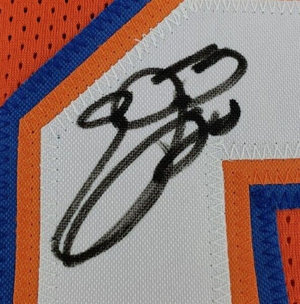 Emmitt Smith Autographed Signed Florida Gators Custom #22 Blue Jersey with  Orange Outline Name Plate - Beckett Authentic