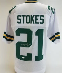 Eric Stokes Signed Green Bay PackersJersey (JSA COA) 2021 1st Rnd Draft Piack DB